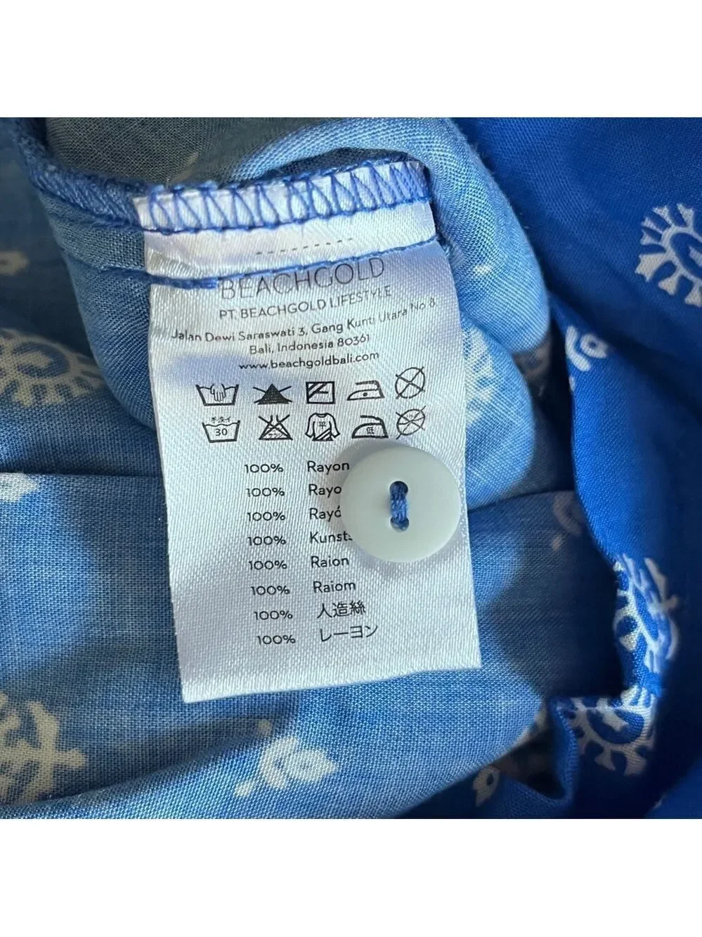 Anthropologie Beachgold Cobalt Blue Romper - Size Medium